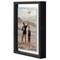 Americanflat Floating Aluminum Picture Frame - Pack of 2 - Multi Pack Photo Frames - Black Metal Molded Frame - Shatter Resistant Glass - Hanging Hardware - Black